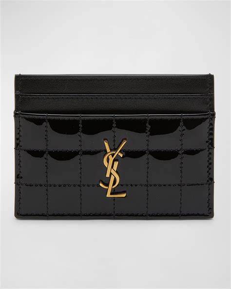 ysl fragments sale|Saint Laurent Fragments YSL Quilted Patent Zipped Card Holder.